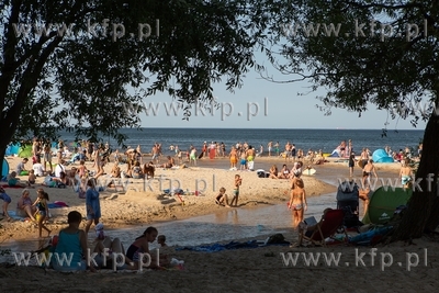 Gdańsk Jelitkowo, plaża. 08.08.2018 Fot. / Anna Rezulak...