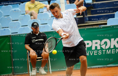 Sopot. Korty SKT. Zawody BNP Paribas Polish Open.
Nz...