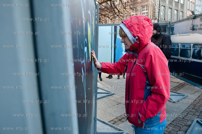 Gdansk. Dlugi Targ. Wernisaz wystawy plenerowej pt...