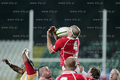 Gdansk. Stadion Miejski przy ul. Traugutta. Mecz rugby...