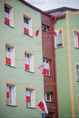 Gdansk. Siedlce. Budynek przy ulicy Paska 5 specjalnie...