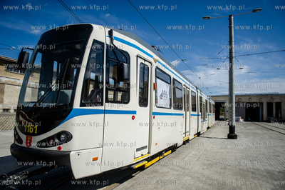 Gdansk. Wrzeszcz. Zajezdnia tramwajowa Zakladu Komunikacji...