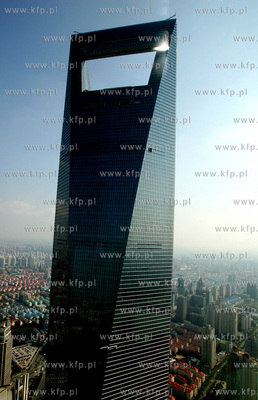 Chiny, Szanghaj. Najnowoczesniejsza dzielnica Szanghaju...