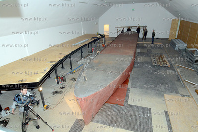 Wielkogabarytowa makiety slynnego transatlantyku MS...