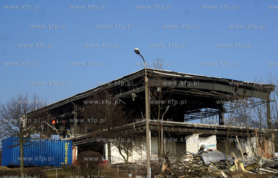 Suchanino. Rozbiorka pawilonu Faworyt przy ul. Noskowskiego....