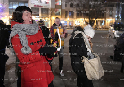 Sopot. Plac Przyjaciol Sopotu. Radosc mieszkancow Sopotu...