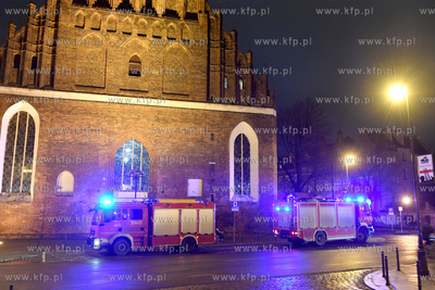Alarm przecipożarowy w kościele św. Katarzyny w...