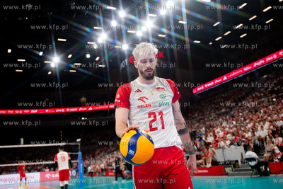Turniej towarzyski siatkówki w Ergo Arenie. Mecz Polska...