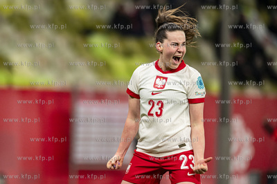 Mecz kobiecej reprezentacji Polski w piłce nożnej...