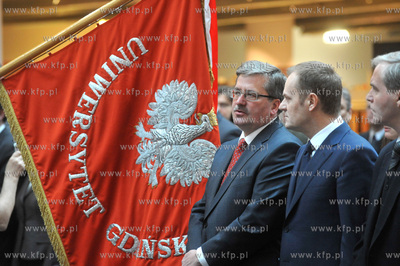 Uroczyste posiedzenie Senatu Uniwersytetu Gdanskiego...