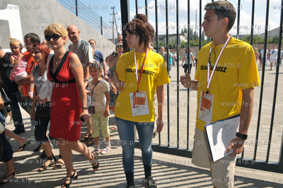 Dzien otwarty nowego gdanskiego stadionu PGE Arena....