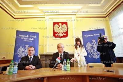 Nowy wojewoda  pomorski Ryszard Stachurski na pierwszej...