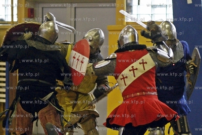 Gdynia. Sala Ymca. Eliminacje do Rycerskich Mistrzostw...