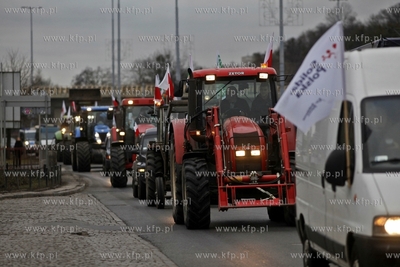 Protest pomorskich rolnikow w Gdansku pod haslem Aby...