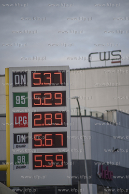 Stacja paliw LOTOS na ul. Beethovena na Gdańskim Suchanienie....