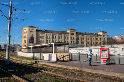 Gdańsk, Dolne Miasto. Przystanek tramwajowy Akademia...