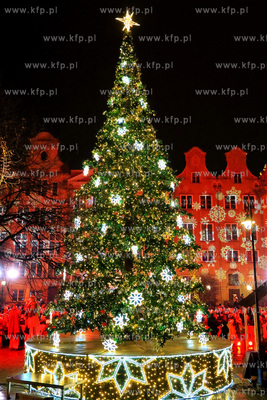 Gdańsk. Św. Mikołaj przypłynął łodzią do Gdańska,...
