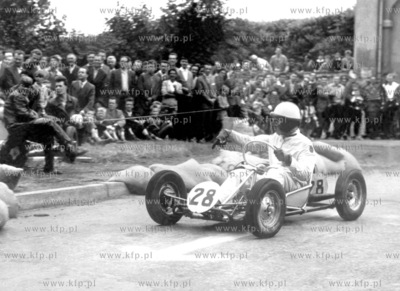 Wyscigi gokartow na ulicach Sopotu. 1969 Fot. Zbigniew...