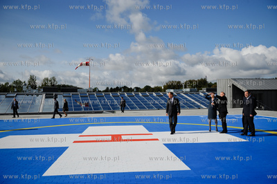 Gdansk. Uroczystosc zakonczenia budowy Centrum Medycyny...