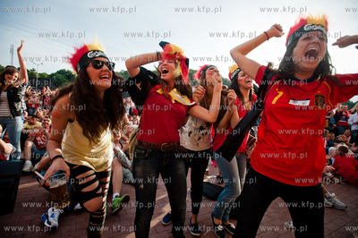 Gdansk. Fanzone - Strefa Kibica. Relacja meczu Mistrzostw...