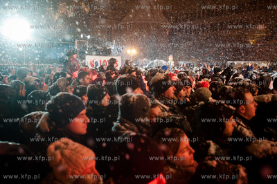 Gdansk. Targ Weglowy. 22 Final Wielkiej Orkiestry Swiatecznej...