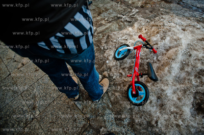 Gdansk. Dlugi Targ. Zimowy Przejazd Rowerowy, zorganizowany...