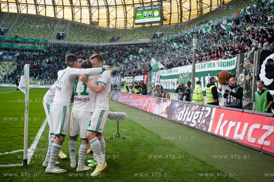 Gdansk. PGE Arena. Mecz o mistrzostwo Ekstraklasy....