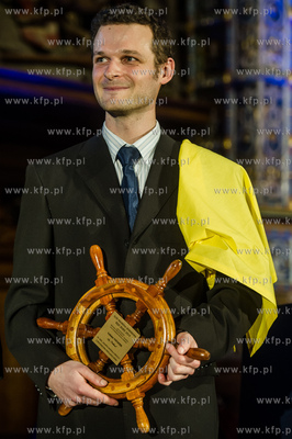 Gdansk. Dwor Artusa. Gala wreczenia nagrod dla zeglarzy...