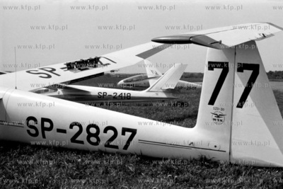 Lotnisko Areoklubu Gdańskiego w Pruszczu Gdańskim....