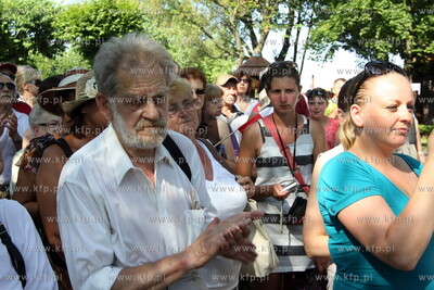 Sopot. Odsloniecie tablicy pamiatkowej honorujacej...