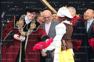 Uroczystosc otwarcia 751 Jarmarku sw. Dominika w Gdansku....