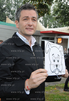 Podczas heppeningu "Zerwijmy lancuch" na Bulwarze Szwedzkim...