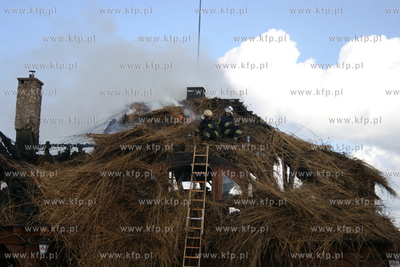 Pozar w Redzie - Ciechocinie. Splonela restauracja...