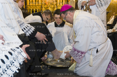 Msza Wieczerzy Panskiej w katedrze pelplinskiej sprawowana...