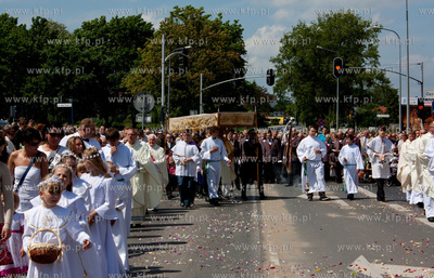 Procesja Bozego Ciala w Starogardzie Gdanskim. 30.05.2013...