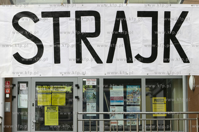Ogólnopolski strajk nauczycieli. Akcja strajkowa w...