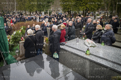 Cmentarz Witomiński w Gdyni. Uroczystości pogrzebowe...