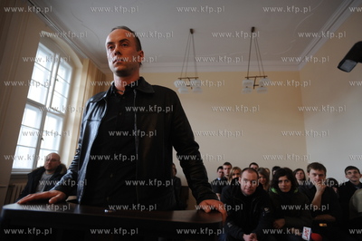 Adam Darski - wokalista, lider metalowej grupy BEHEMOT...