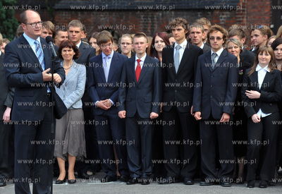 Inauguracja roku szkolnego z udzialem premiera Donalda...