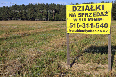 Sulmin na Kaszubach. Dzialki na sprzedaz obok osiedla...