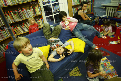 Sopot. Biblioteka Glowna przy ul. Obroncow Westerplatte....