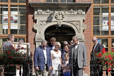 Spacer po Gdansku Prezydenta Estonii Toomasa Hendrika...