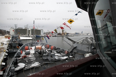 Gdynia Oksywie. Port Wojenny. Uroczystosc objecia przez...