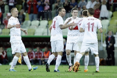 Gdansk. PGE Arena. Mecz towarzyski Polska- Dania. Nz....
