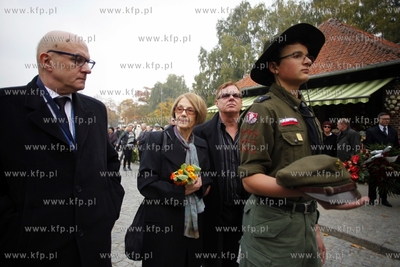 Pogrzeb prof. Andrzeja Zbierskiego na cmentarzu Srebrzysko...