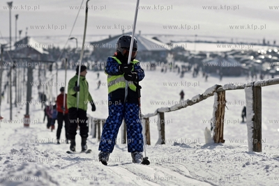 Stok narciarski w Trzepowie w okolicach Przywidza....