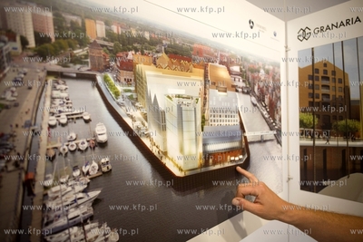 Gdańsk. Otwarcie pawilonu informacyjnego na północnym...