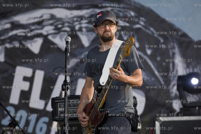 Gdańsk Brzeźno. Fląder Festiwal. Nz. koncert zespołu...