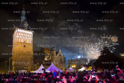 Gdańsk. Targ Węglowy. Wielki Final Orkiestry Swiatecznej...