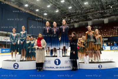 Hala Olivia. Mistrzostwa Polski w Łyżwiarstwie Synchronicznym...